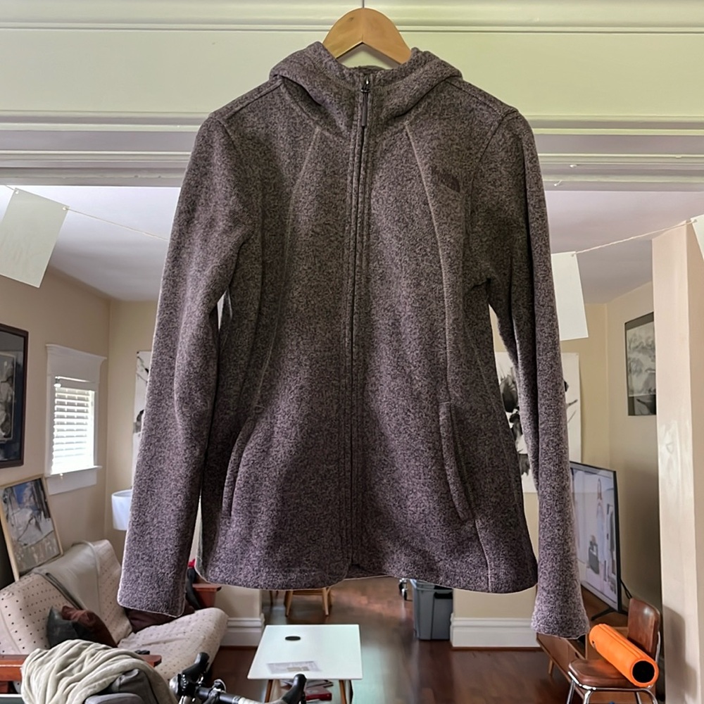 The North Face women’s zip-up hooded jacket